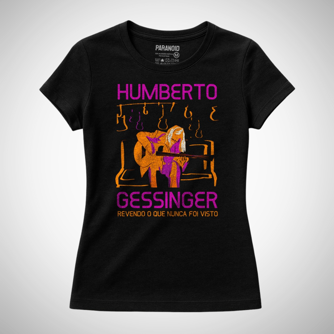 Camiseta baby look HG Revendo o que nunca foi visto