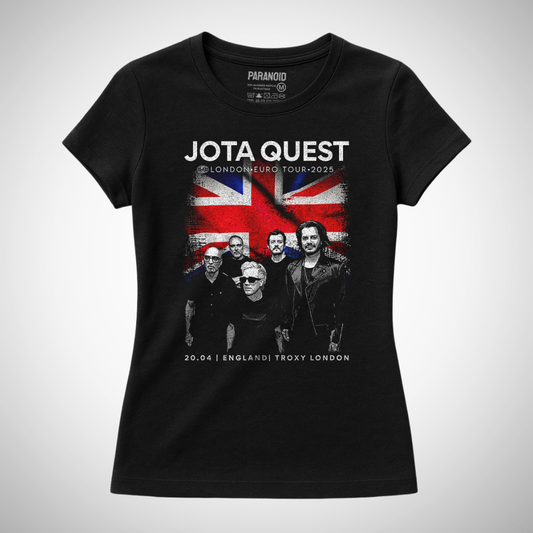 Jota Quest Euro Tour - Reino Unido - Baby Look