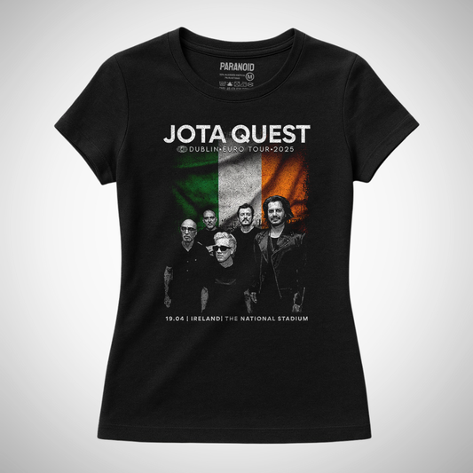 Jota Quest Euro Tour - Irlanda - Baby Look