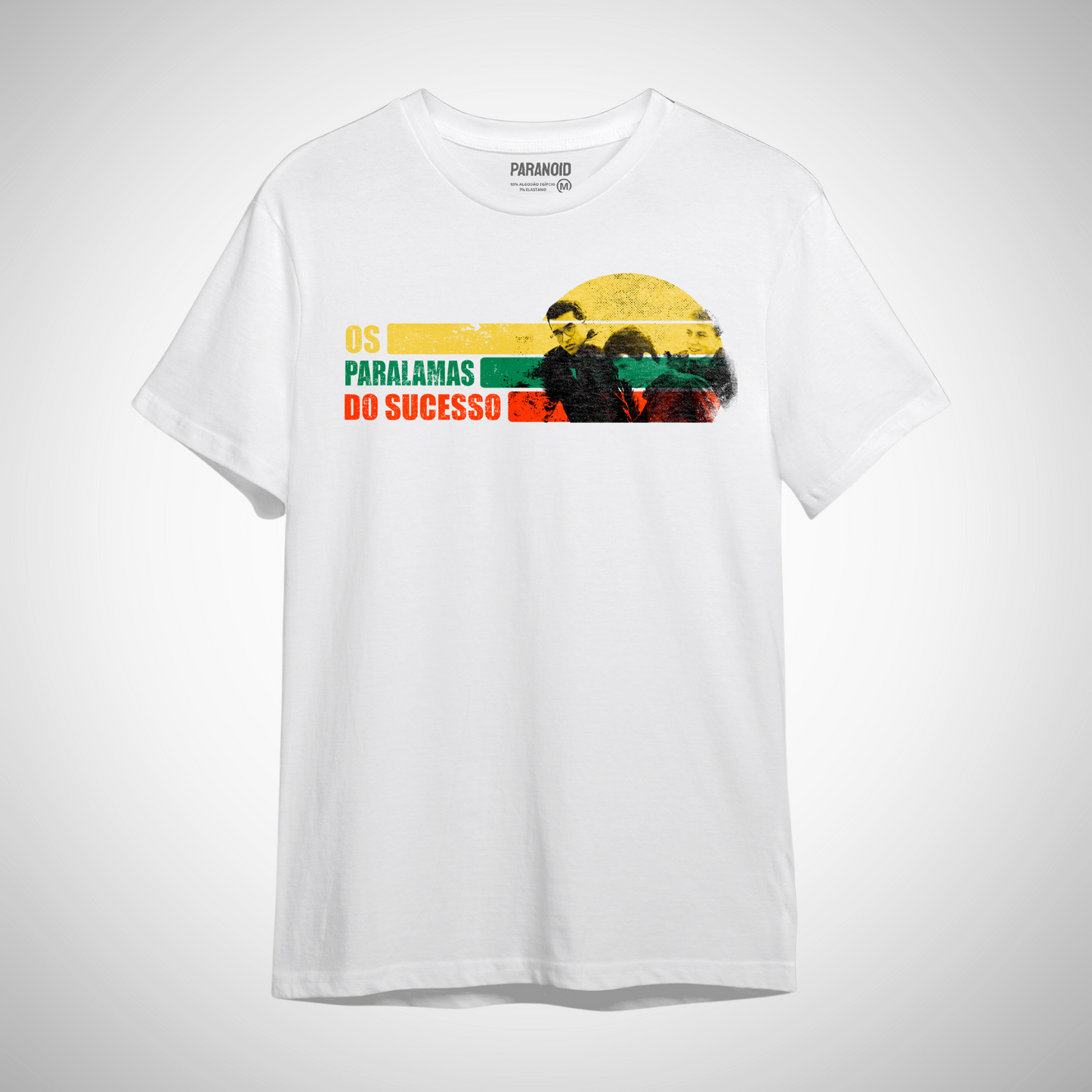 Camiseta Paralamas do Sucesso Oculos Branca