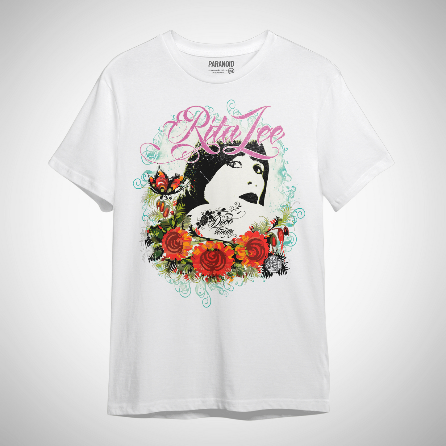 Camiseta Rita Lee 1979 Branca