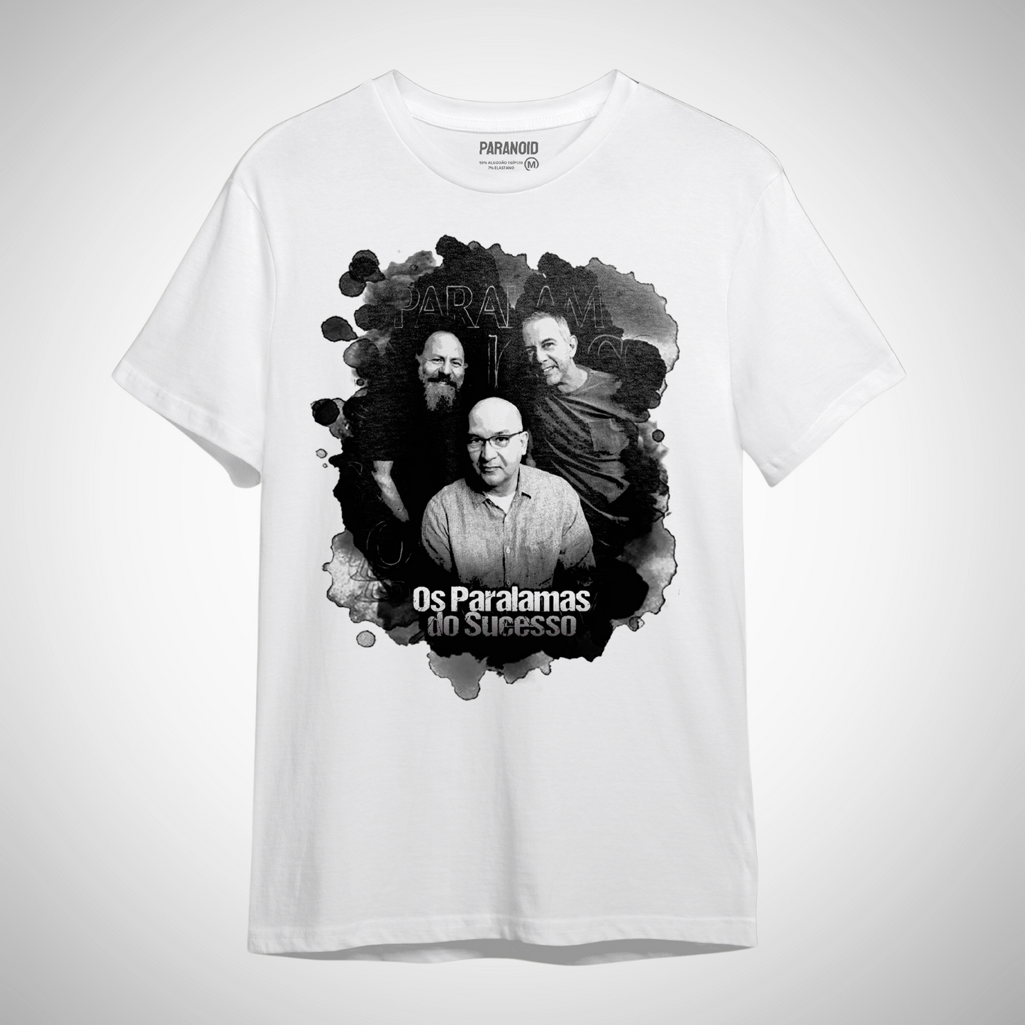 Camiseta os Paralamas do Sucesso Branca