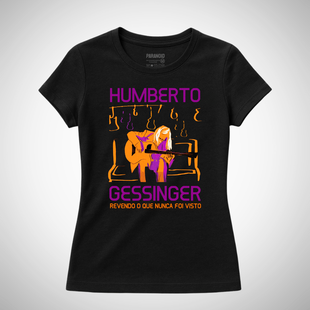 Camiseta baby look HG Revendo o que nunca foi visto