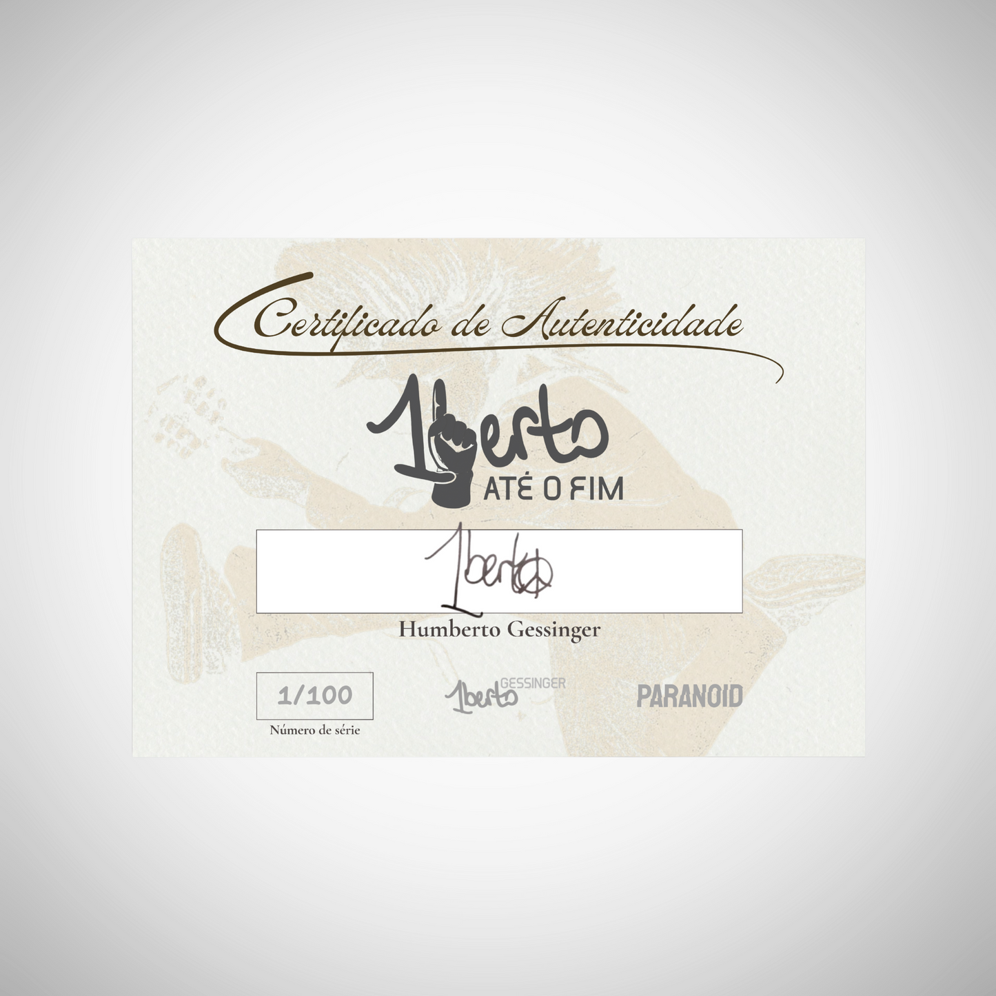 BOX de Colecionador - Humberto Gessinger (CERTIFICADO AUTOGRFADO)