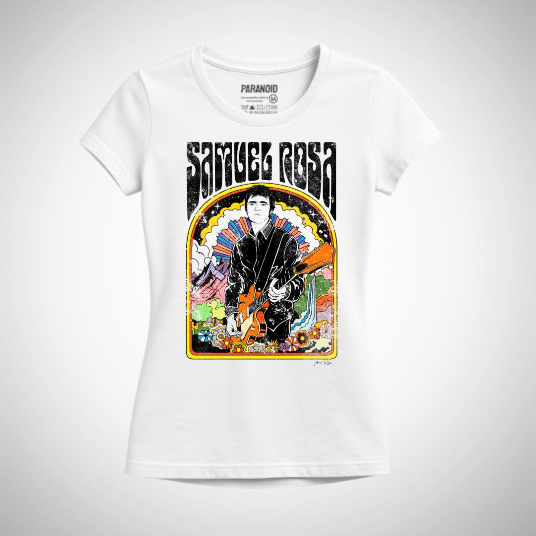 Camiseta baby look Samuel Rosa