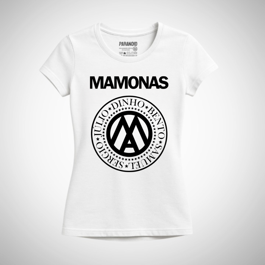 Camiseta baby look Mamonas