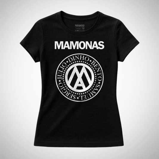 Camiseta baby look Mamonas