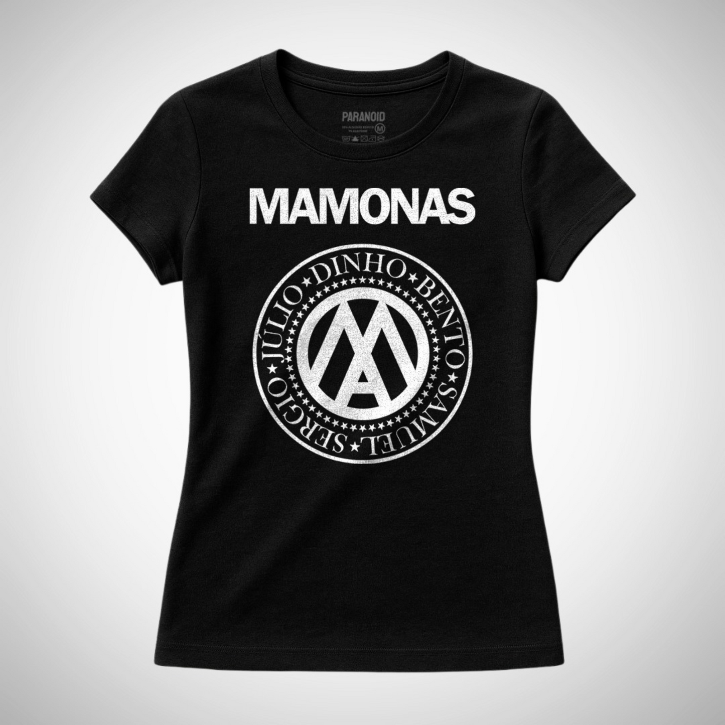 Camiseta baby look Mamonas