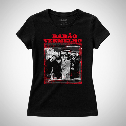 Camiseta baby look Barão Vermelho