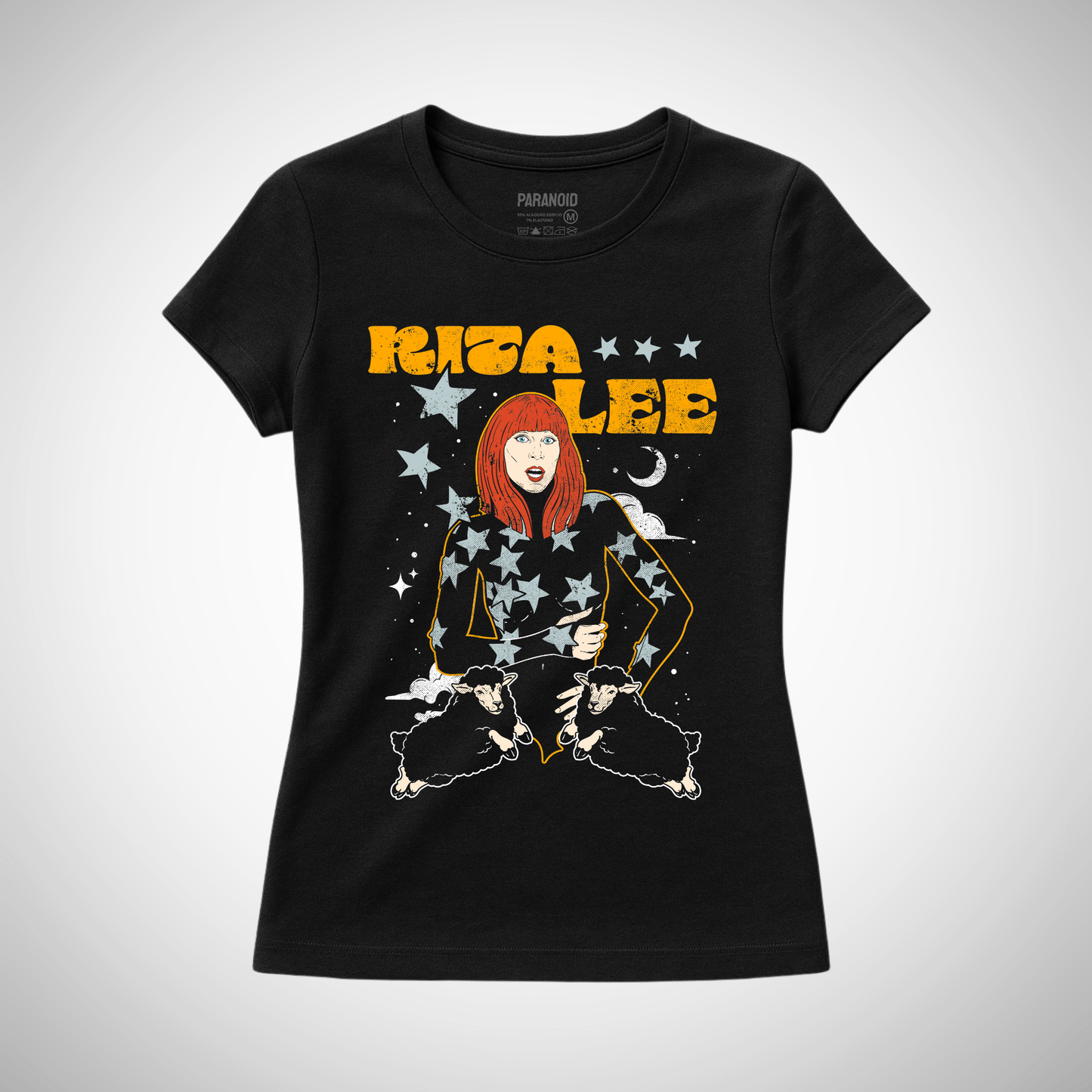 Baby Look Rita Lee – Ovelha Negra