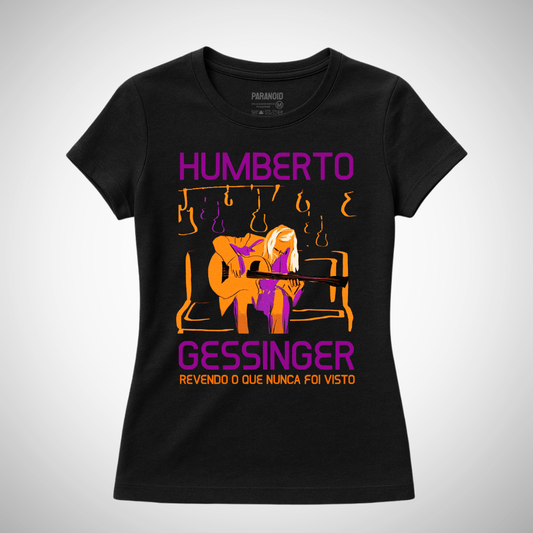 Camiseta baby look HG Revendo o que nunca foi visto