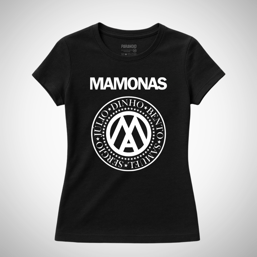 Camiseta baby look Mamonas