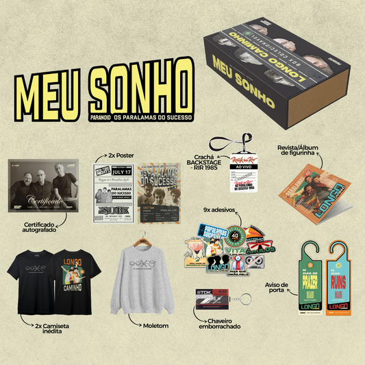BOX de Colecionador  (autografado Os Paralamas) - últimas 4 unidades